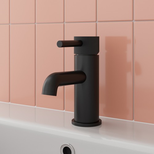 Matt black basin tap - tap, sink