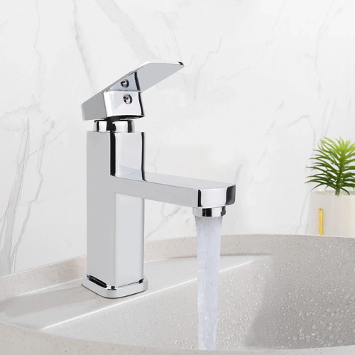 New modern waterfall bathroom - waterfall,