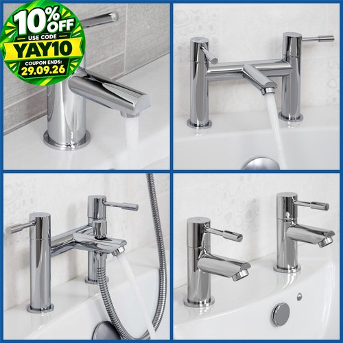 Modern chrome bathroom sink - chrome,