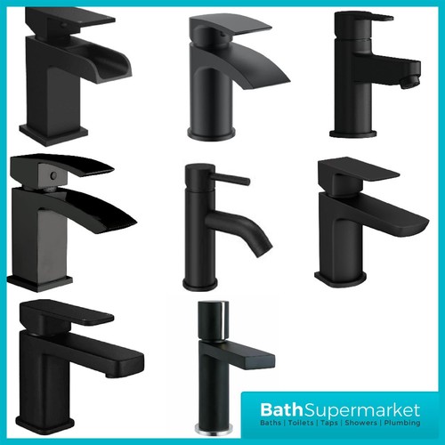 Black basin sink - square, mono