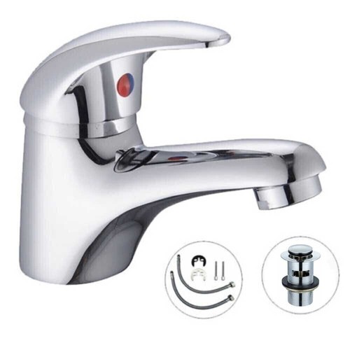 Cloakroom basin mixer - basin, tap