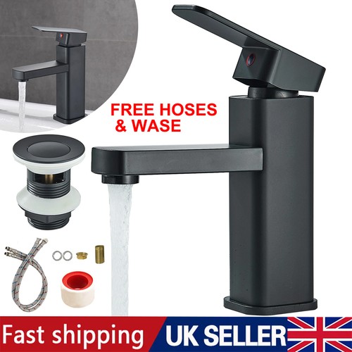 Black sink mixer tap - mixer, cloakroom
