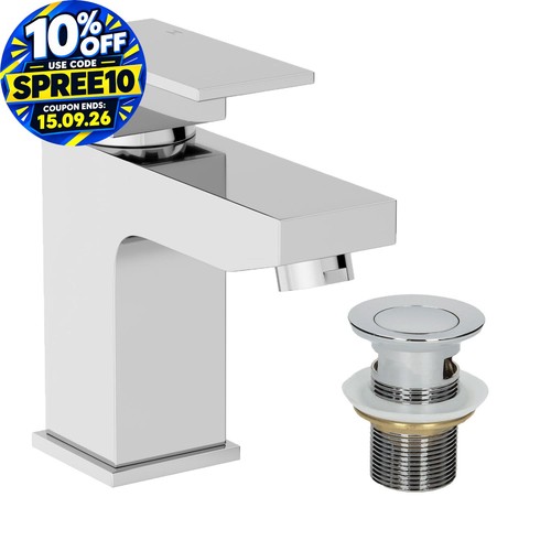 Modern bathroom square mono - modern,