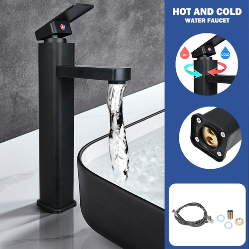 Modern tall basin - modern, mixer