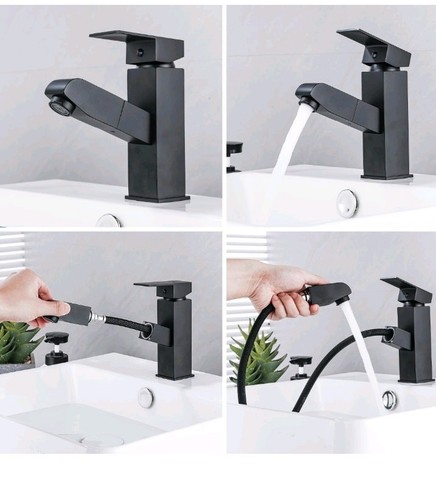 Basin mixer tapl pull out - pull,