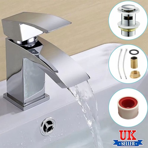 Waterfall bathroom sink - sink, tap