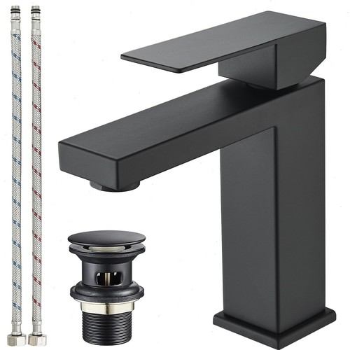 Black basin sink - basin, mixer