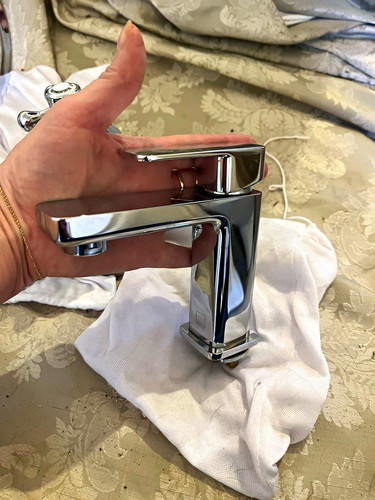 Chrome polished silver basin - polished,