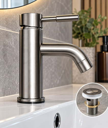 Gunmetal grey bathroom basin - grey,