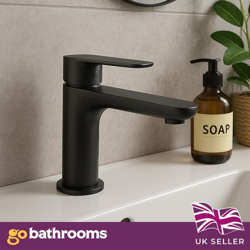 Matt black bathroom - matt,
