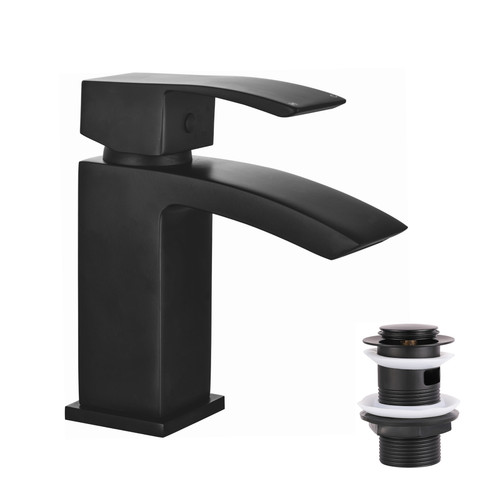Basin mixer tap with waste - basin,