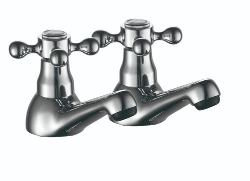 Basin pillar taps chrome - pillar,