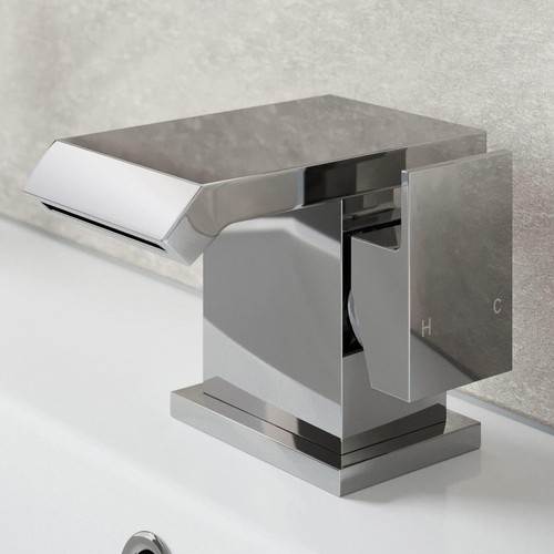 Waterfall basin mixer tap - waterfall,