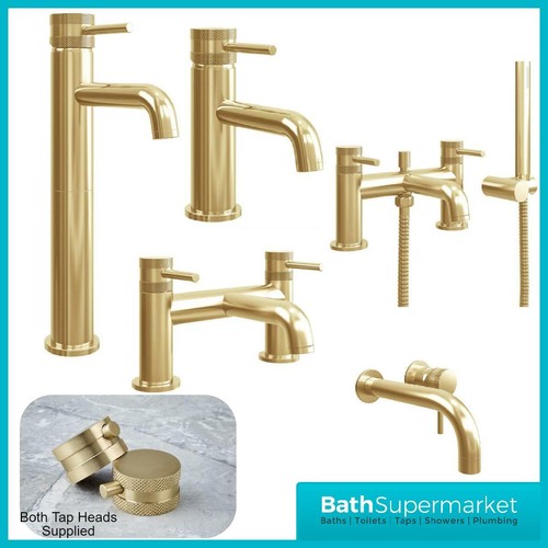 Brass bathroom deck - brass, sink