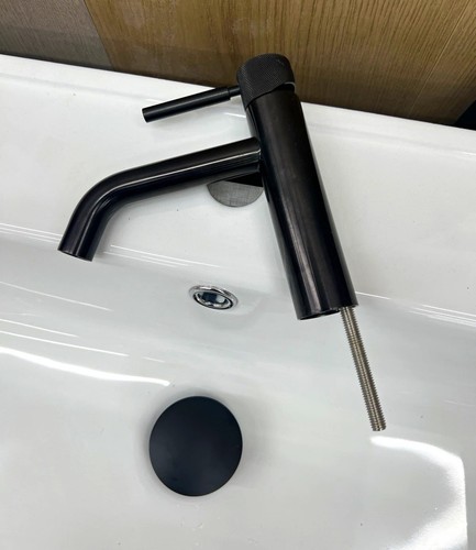 Matte black single - matte, basin